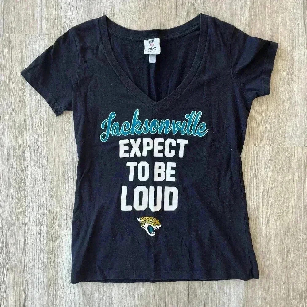 Womens NFL Jacksonville Jaguars Black Tshirt - M